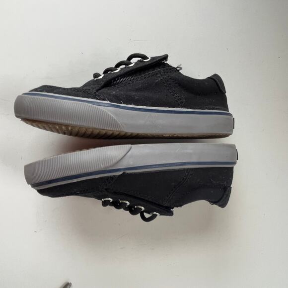 Sperry Trysail Jr Toddler Sneakers Shoes Size 8M Navy Blue Hook and Loop Slip On - Picture 5 of 13